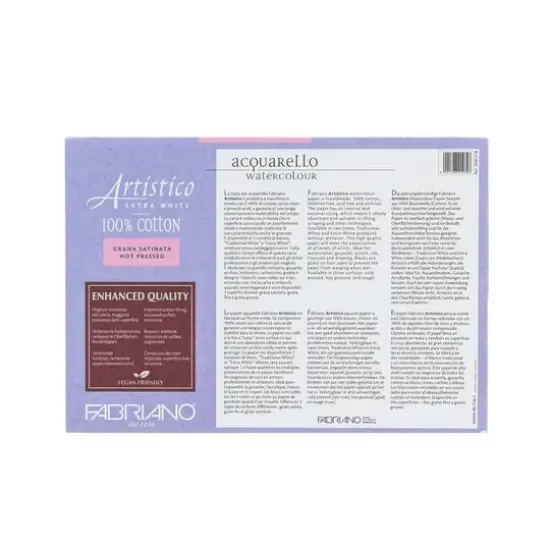 Fabriano&reg; Artistico Extra White Hot Press Watercolor Block {5}