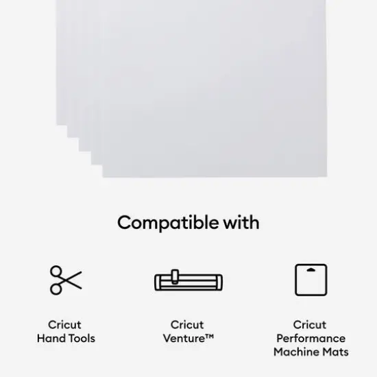 Cricut&reg; White 24" x 28" Cardstock Sampler, 10 Sheets {8}