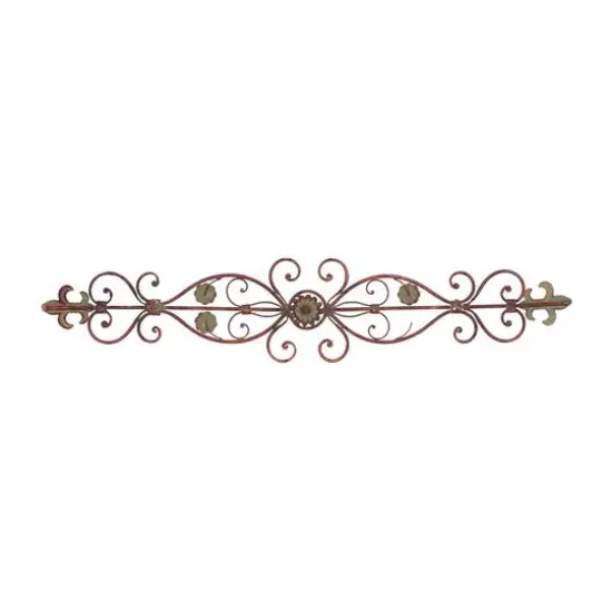 54" Brown Metal Rustic Wall D&eacute;cor {6}