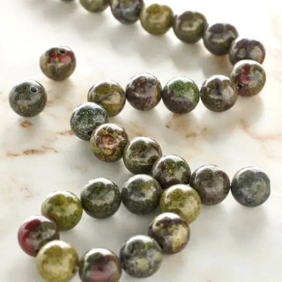 Dragon Blood Jasper Round Beads, 8mm by Bead Landing&trade; {3}