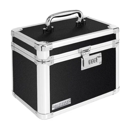 Vaultz Black Personal Storage Box {1}