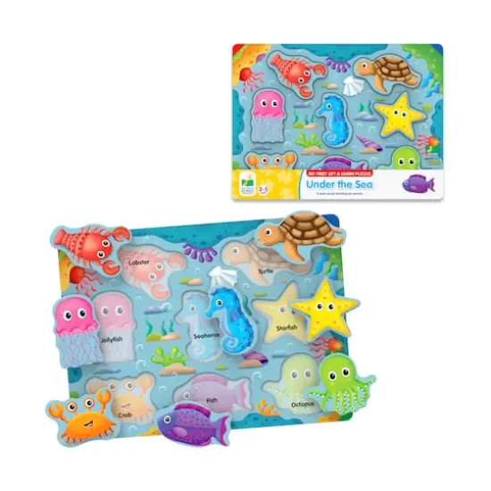 My First Lift & Learn Puzzle - Under the Sea: 8 Pcs {4}