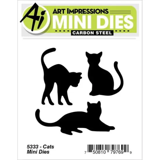 Art Impressions Cats Mini Die Set {3}