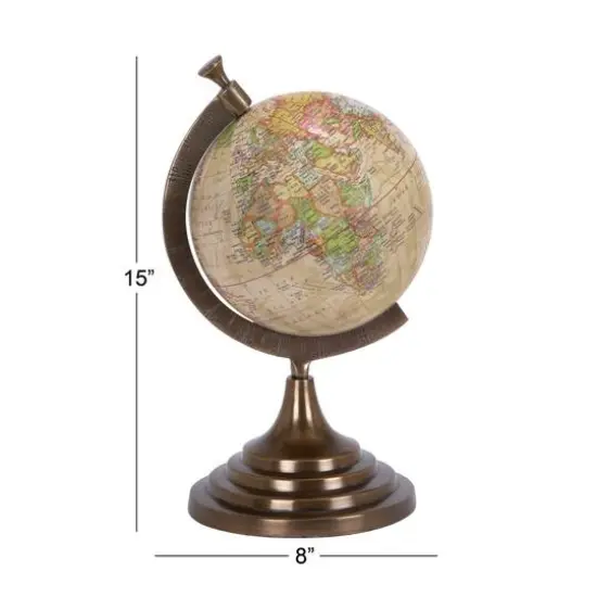 15" Copper Aluminum Traditional Globe {9}