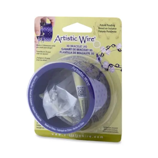 Artistic Wire&reg; 3D Bracelet Jig With 20 Pegs & Holder Tubes {1}