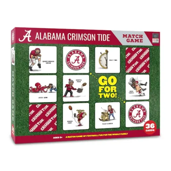 College Team Licensed Memory Match Game Alabama Crimson Tide {1}
