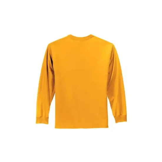 Port & Company&reg; Color Long Sleeve Essential T-Shirt Gold {5}