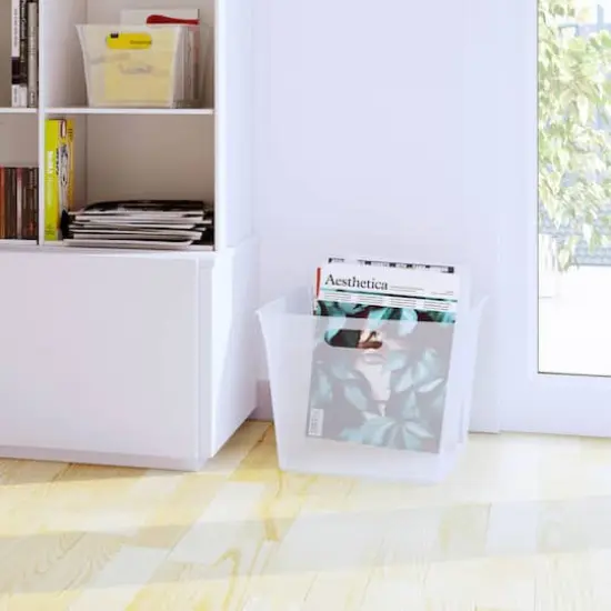 Curver&reg; V-Basket Extra Large Clear Organizing Storage Basket {3}