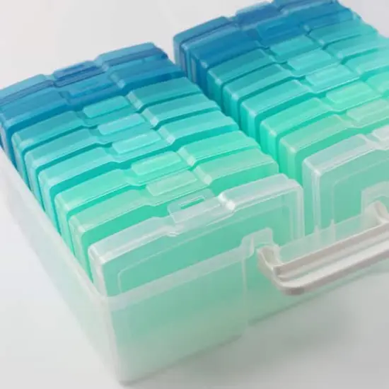 Blue Ombre Photo & Craft Keeper by Simply Tidy&reg; {4}