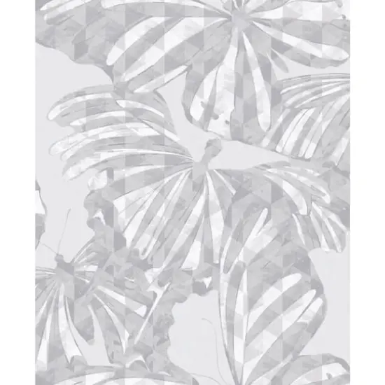 RoomMates Mr. Kate Gray Butterfly Peel & Stick Wallpaper {1}