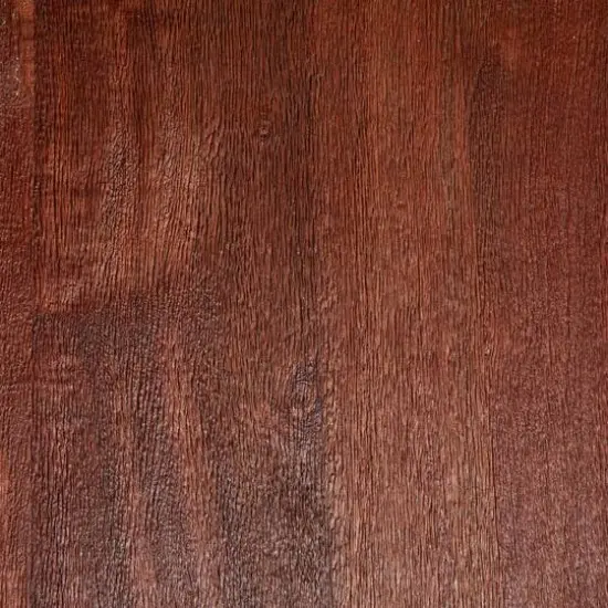 Hello Honey&reg; Saratoga 4ft. Dark Chestnut Rustic Solid Wood & Metal Coffee Table {10}