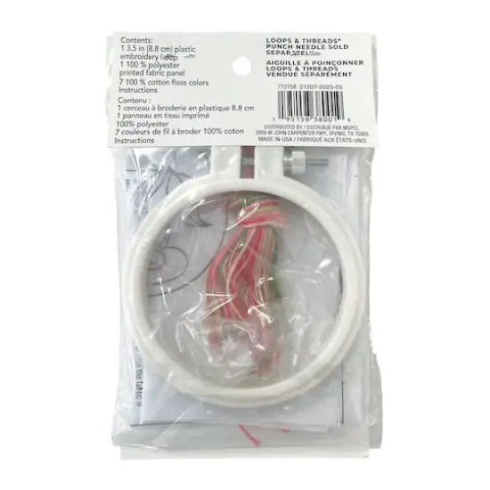 3.5" Cherry Punch Needle Kit by Loops & Threads&reg; {4}