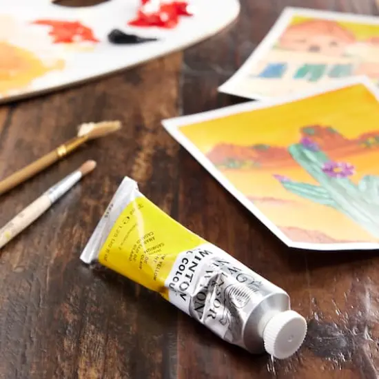 Winsor & Newton® 1.25oz. Winton Oil Colour™ Tube Cadmium Yellow Light {3}