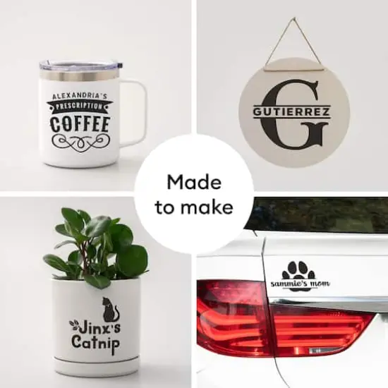 Cricut&reg; 12" x 48" Permanent Vinyl Black {5}