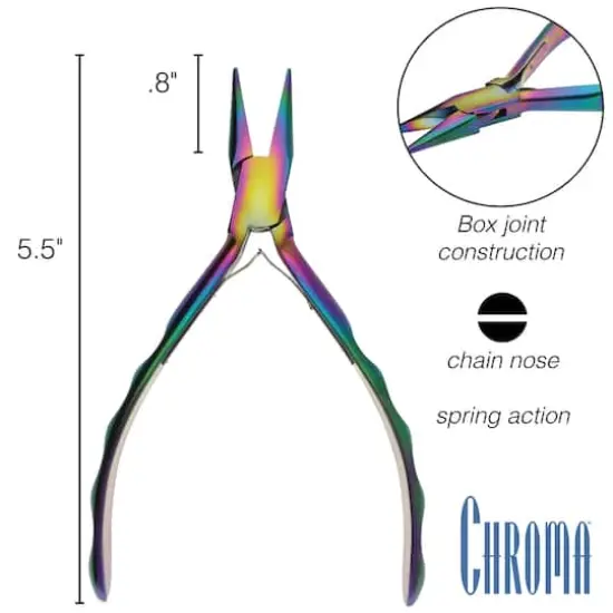 The Beadsmith&reg; Chroma Series Chain Nose Plier {5}