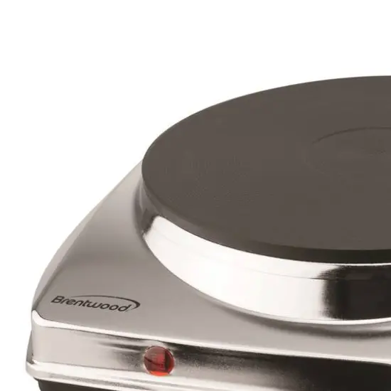 Brentwood 1000 Watt Electric Single-Burner Hot Plate {6}