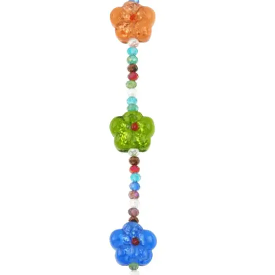 Multicolor Lampwork Glass Flower Beads by Bead Landing&trade; {1}