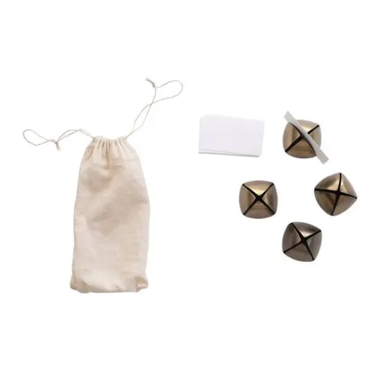 Hello Honey&reg; 2.5" Metal Bell Place Card Holders with Cards Set {1}