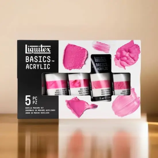 Liquitex&reg; Basics Acrylic Mediums Set, Texture & Effects {7}