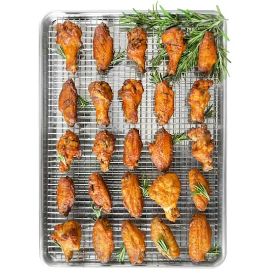 Fat Daddio's&reg; ProSeries Bakeware Half Sheet Baking, Roasting & Cooling Rack {6}