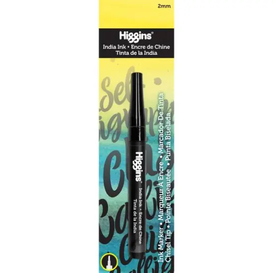 Higgins&reg; India Ink Chisel Tip Softliner Pump Marker, 2mm {1}