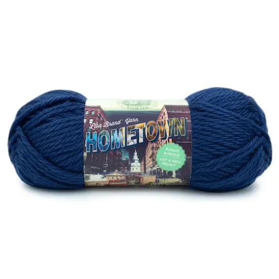 Lion Brand&reg; Hometown&reg; Bonus Bundle&reg; Solid Yarn San Diego Navy {1}