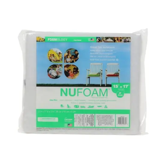 Foamology&reg; NuFoam&trade; Polyester Pad, 15" x 17" x 2" {1}