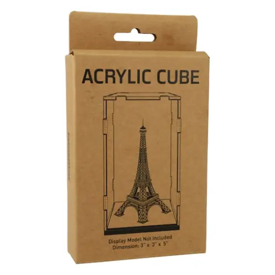 Metal Earth Acrylic Display Cube - 3 x 3 x 5 inches {1}