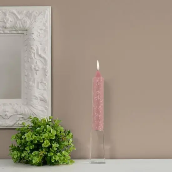 Root Candles 7" Unscented Timberline&trade; Collenette Taper Candles, 4ct. Dusty Rose {4}