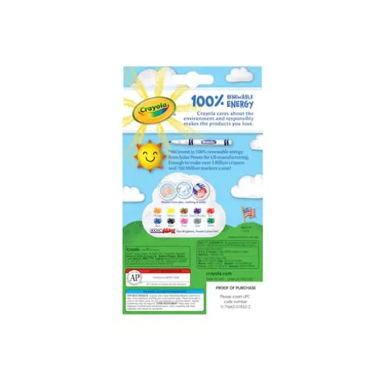 Crayola&reg; Ultra-Clean Fine Line Classic Color Markers, 10 Count {6}