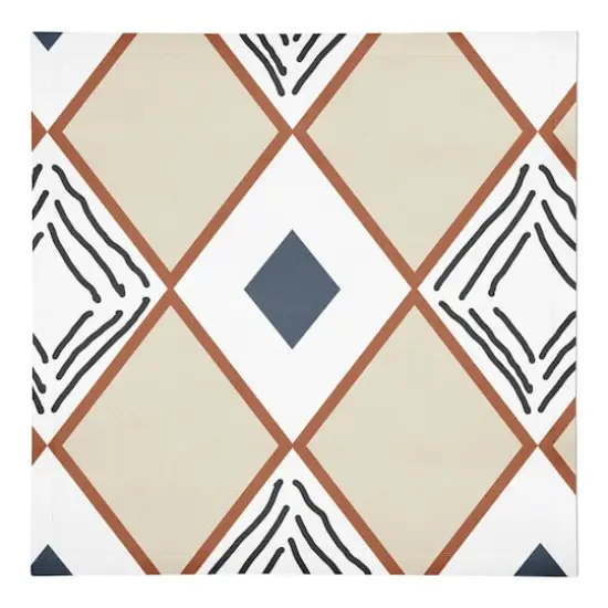 Diamond Triangle 10" x 10" Cotton Twill Napkin {1}