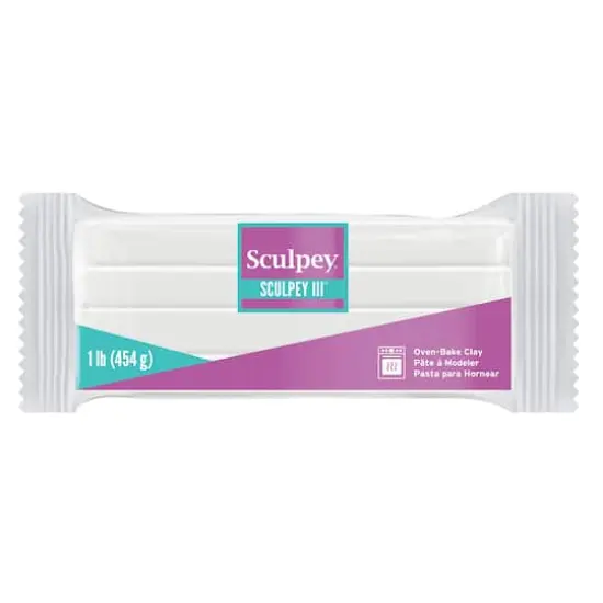1lb. White Sculpey III&reg; Oven-Bake Clay {4}