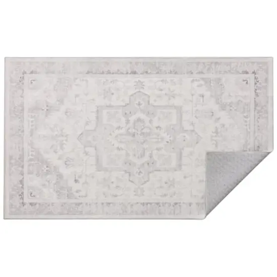 Gray Traditional Washable Area Rug by Ashland&reg; {3}