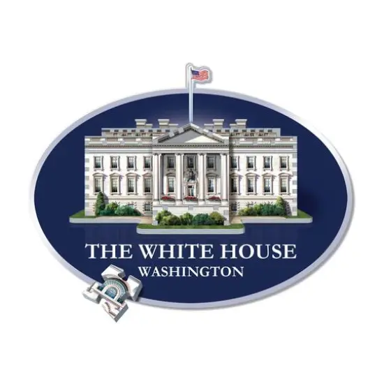 Wrebbit 3D Puzzle&trade; The White House 490 Piece Puzzle {12}