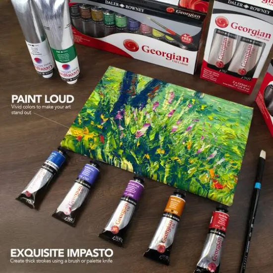 Daler-Rowney&reg; Georgian 6 Color Oil Paint Starter Set {6}