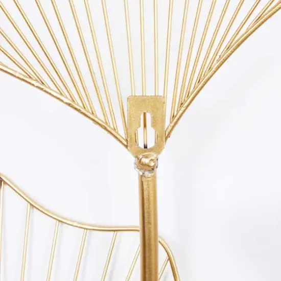 40" Gold Glam Floral Wall D&eacute;cor {4}