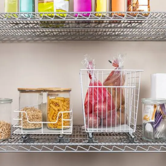 Household Essentials Glidez Sliding Vegetable Bin White {5}