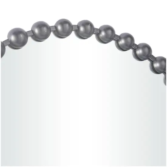 CosmoLiving by Cosmopolitan Dark Gray Metal Orb Framed Wall Mirror 36" x 2" x 36" {4}