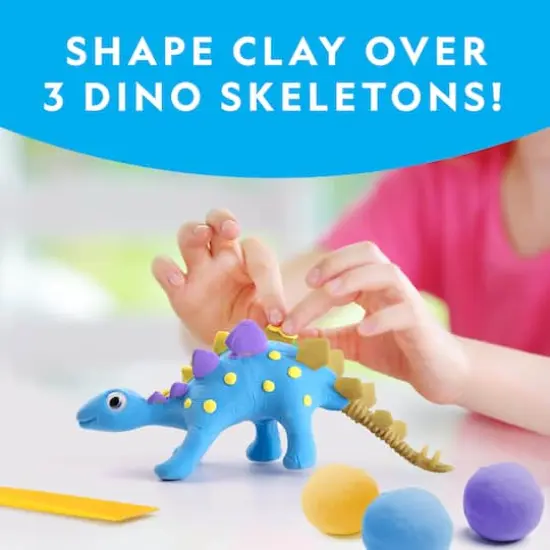 National Geographic&trade; Clay Dinosaur Modeling Kit {3}
