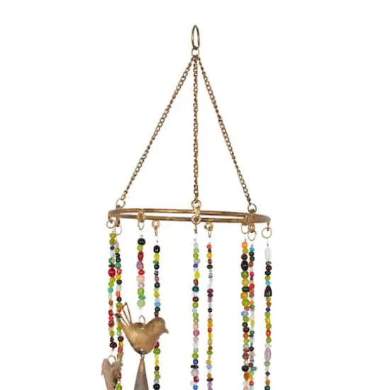 26" Gold Metal Eclectic Windchime {5}