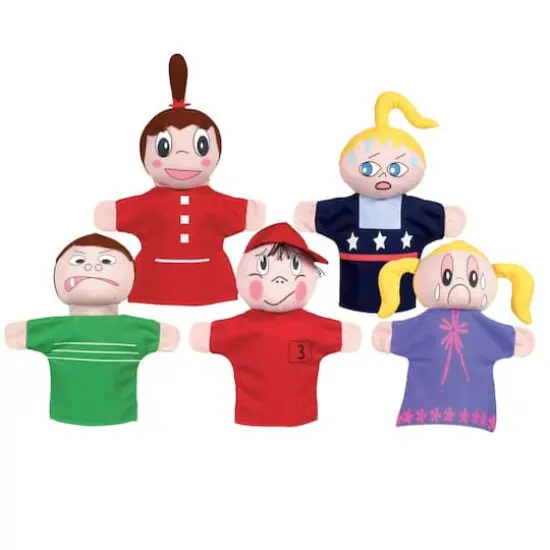 Get Ready Kids Feelings Puppet Set II, 5ct {1}