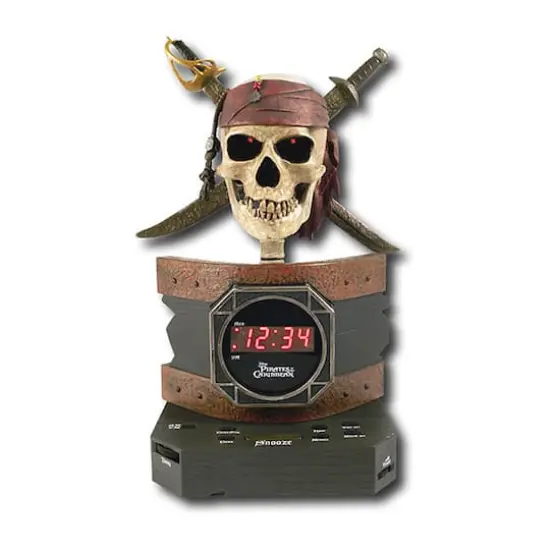 Disney&reg; Pirates of the Caribbean Alarm Clock Radio {1}