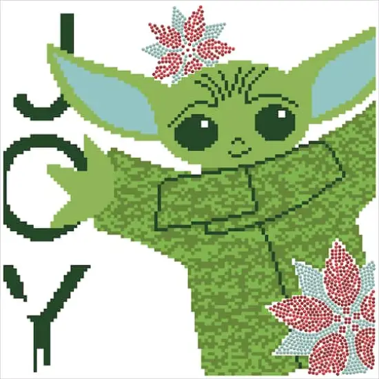 Camelot&reg; Dots Intermediate The Child X-Mas Diamond Painting Kit {3}