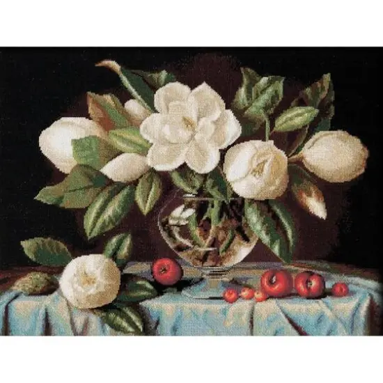 Luca-s Magnolia B465L Counted Cross Stitch Kit {1}