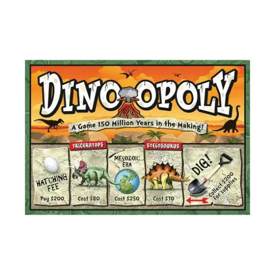 Dino-Opoly Board Game {3}
