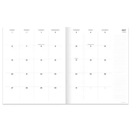 TF Publishing 2025-2026 Super Stripe Large Monthly Planner {3}