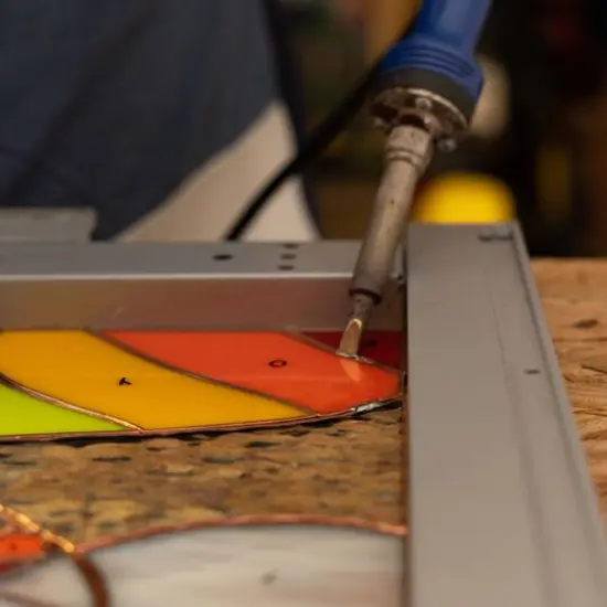 Oceanside Compatible&trade; 12" x 12" Red Opal Smooth Fusible Glass {7}