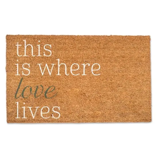 Where Love Lives Doormat {1}