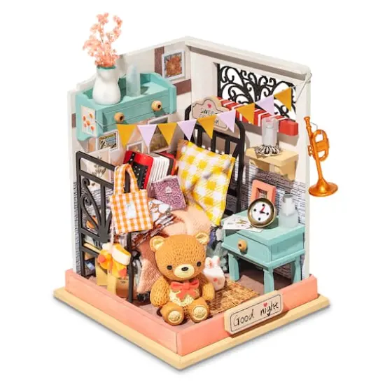Rolife&reg; Sweet Dream Bedroom DIY Miniature Kit {1}