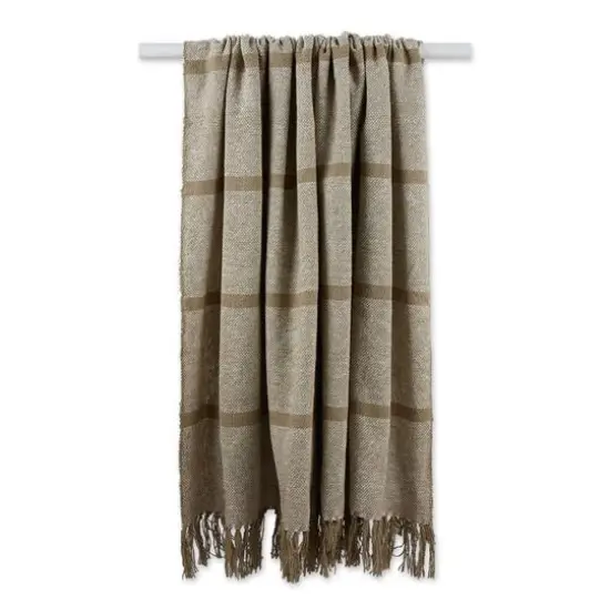 DII&reg; Striped Homespun Throw Stone {6}